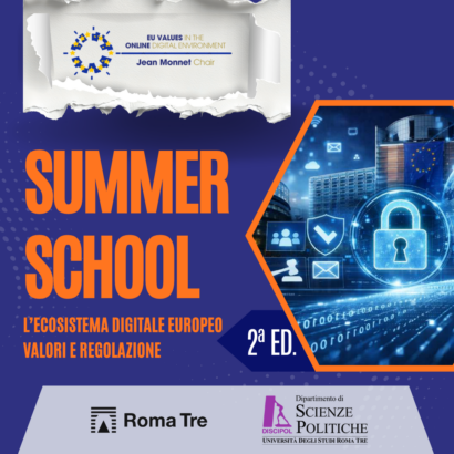 BANDO | Seconda edizione della Summer School “L’ecosistema digitale europeo. Valori e regolazione”
