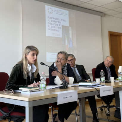 Presentazione del volume “Rapporti tra il diritto dell’Unione europea e il diritto interno”